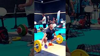 Rizky Juniansyah 73Kg Putra olympicweightlifting olympics indonesiabisa angkatbesijuara [upl. by Aslehc]