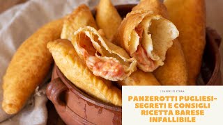 Panzerotti pugliesisegreti e consigli ricetta barese infallibile [upl. by Philipa832]