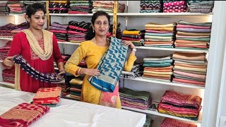 Saanidhya Silks and Sarees part 2  Brand new Showroom 2024 [upl. by Avevoneg]