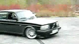 Volvo 240 with 400 HP Awesome Sound [upl. by Nylirem]