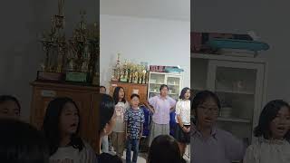 Vocalizing warming up by using quotgagagaquot childrenchoir choir latihanssc vocalexercise [upl. by Cathlene]