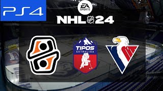 NHL 24™  Tipos Extraliga 2425  HC Slovan Bratislava  HC Košice [upl. by Nicoli]