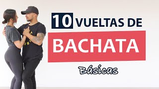 10 vueltas de BACHATA para las fiestas 🔥  ¡100 RECOMENDADO [upl. by Macknair]