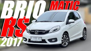 DIJUAL  BRIO RS MATIC TAHUN 2017 mobil bekas bandung yang cocok buat anak muda irit bbm dan stylish [upl. by Christianity]