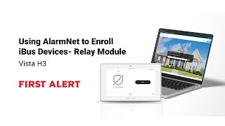 Programming the VISTA H3 Using AlarmNet to Enroll iBus Devices – Relay Module to iBus Gateway [upl. by Harehs]