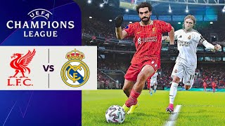 Liverpool vs Real Madrid  UEFA Champions League CLASH  EFOOTBALL [upl. by Kacy]