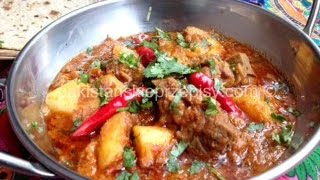 Mieso z ziemniakami w sosie czyli Aloo Gosht [upl. by Rockie]