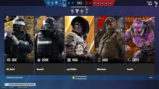 Tom Clancys Rainbow Six Siege Oryx Quad Ranked [upl. by Hillie]