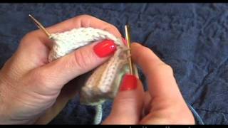 Sock Gusset Magic Loop [upl. by Tabib519]