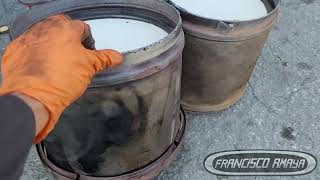 DD13 DD15 DD15 DOC DPF filter cleaning tips before installing how to replace your dpf filter [upl. by Talich799]