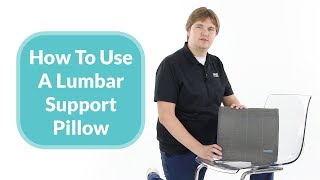 How To Use A Lumbar Cushion On A Chair [upl. by Kall]