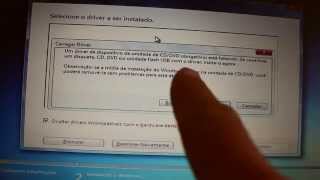 Erro ao instalar Windows 7 via USB pendriveUm driver de dispositivo esta faltando [upl. by Elaval491]