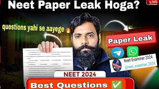 neet exam 2024 question paper leak  neet 2024 ncert based important questions neet2024 [upl. by Veator]