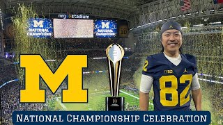 Michigan Wolverines 20232024 College Football Playoff National Championship Celebration Montage [upl. by Alel]