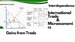 Interdependence and Gains from Trade  International Trade  Microeconomics [upl. by Voss]