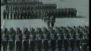 Gran Parada Militar 1990 9 Carabineros y Ejercito de Chile [upl. by Atinehs]