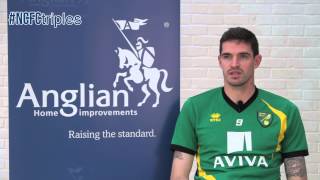 NCFCtriples  Kyle Lafferty interview with Anglian Home Improvements [upl. by Philina]