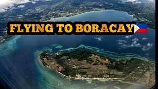 flight to BORACAY ISLAND 🇵🇭 on an unnamed plane [upl. by Eitnom]