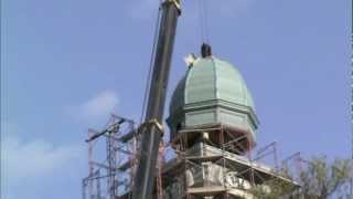 Copper Dome Restoration by Renaissance Roofing Inc [upl. by Iraj870]