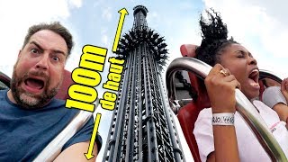 LE MANÈGE LE PLUS HAUT DU MONDE  VLOG À NIGLOLAND [upl. by Heshum588]