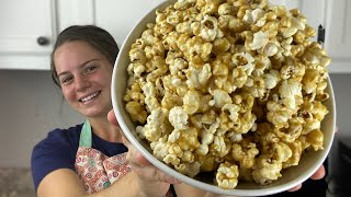 Best Caramel Popcorn Recipe  Super Quick and Easy [upl. by Elsinore]