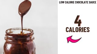 Low calorie chocolate sauce recipe perfect for low calorie desserts [upl. by Urbanna]