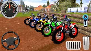 Motor Dirt Bikes Driving  Motocross racing video game 1  Offroad Outlaws Android Gameplay FHD [upl. by Akemrehs]