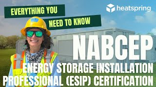 Everything You Need To Know NABCEP Energy Storage Installation Professional ESIP Certification [upl. by Merilee]