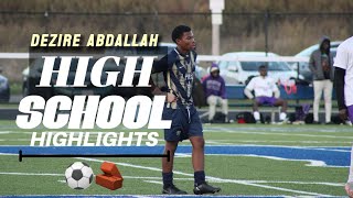 High School Soccer Highlights ⚽️ Dezire Abdallah Defensive 👿🧱 [upl. by Zeuqirdor]