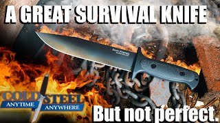 Budget Survival Beast knife Cold Steel Drop Forged [upl. by Rainer]