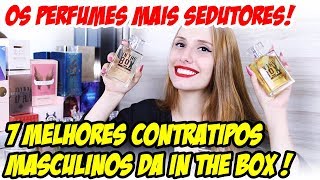 OS 7 MELHORES PERFUMES CONTRATIPOS DA IN THE BOX  Perfumes Masculinos [upl. by Reisfield]