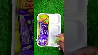 Dairy Milk Gems Chocolate ChupaChups Jelly Candy Snacks amp Frooti Mango Juice Lunch Box Ideas 😘 😋 [upl. by Freeland]