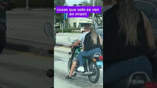 Cubanos en motos y autos de la Rusia comunista por todo Miami [upl. by Anana]