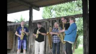 Quintessence Saxophone Quintet plays quotFuge in dmollquot by JSBach Practice for TIM [upl. by Charley]