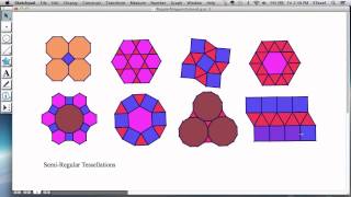 Tessellations 4 SemiRegular Tessellations [upl. by Becki]