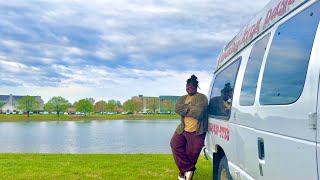 My FIRST Night Camping In My New Van Chicago amp Beautiful Campsite [upl. by Narok922]