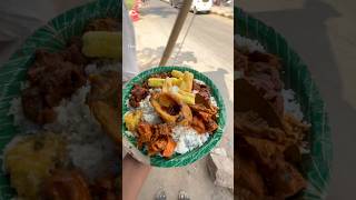 Unlimited non veg Plater Rs  200  Road Side Non Veg thali  nonvegthali streetfood shorts [upl. by Ynobe]