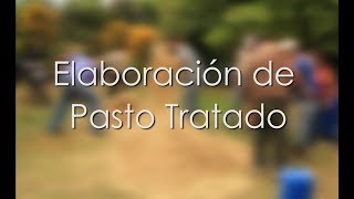 ELABORACIÓN DE PASTO TRATADO O FERMENTADO [upl. by Chubb]