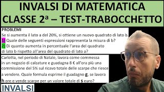 INVALSI matematica 2° superiore Trabocchetti di percentuali e proporzioni [upl. by Antonietta778]