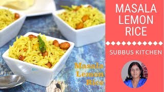 Masala Lemon Rice [upl. by Tnilc]