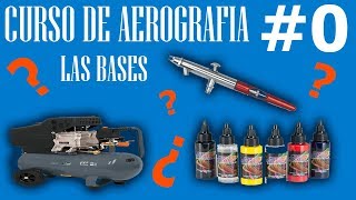 Curso de Aerografia y dibujos  las bases para empezar con el Aerografo 0 [upl. by Mettah363]