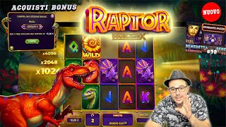 MORENO SLOT ONLINE 🔴  Acquisti BONUS folli 💰 alla RAPTOR 🦖🎰  MISSIONE SPINNATE PAZZE 32 🤑 [upl. by Caylor]