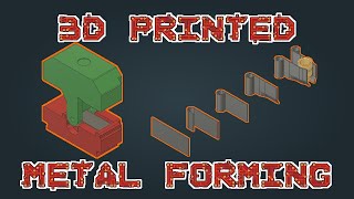 Press Forming Metal With 3D Printed Plastic Tooling [upl. by Pitzer]