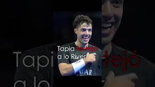 Tapia festejó a lo River en el Premier Padel [upl. by Chatav]