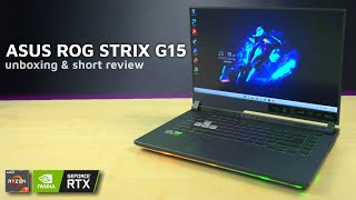 Asus ROG Strix G15 2022 Review  Unboxing and benchmarks [upl. by Elurd]