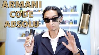 ARMANI CODE ABSOLU Reseña Español [upl. by Aihsakal]