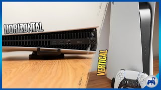 Como instalar a BASE  SUPORTE do PS5 na HORIZONTAL e VERTICAL Dicas PS5 [upl. by Eseret]