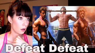 AMERICAN FAN GIRL reacts to DEFEAT DEFEAT Brand Film  HRX By Hrithik Roshan [upl. by Row]