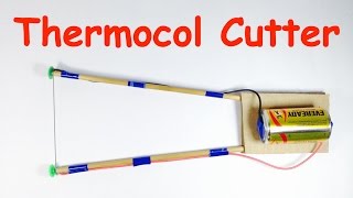 HOW TO MAKE THERMOCOL CUTTER AT HOME [upl. by Anor48]