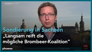 Sachsen Daniel Schrödel zu den Sondierungsgesprächen zwischen CDU BSW und SPD  221024 [upl. by Qahsi]